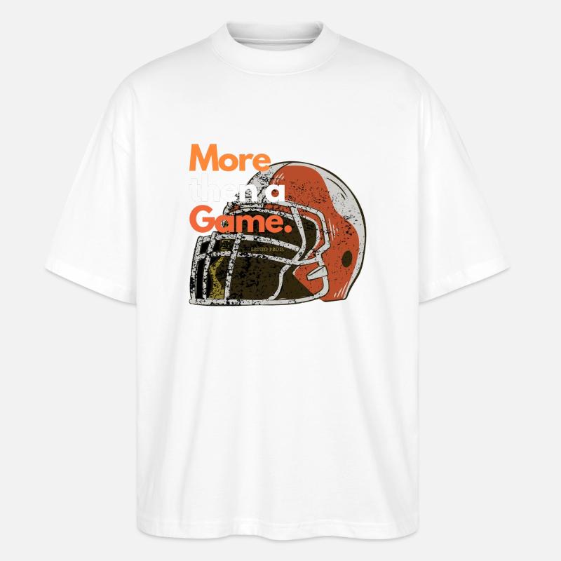 More than a Game - Stanley/Stella Oversized Unisex Bio T-Shirt Blaster 2.0 - Weiß