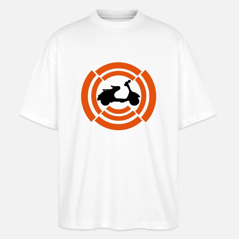 motorroller - Stanley/Stella Oversized Unisex Bio T-Shirt Blaster 2.0 - Weiß