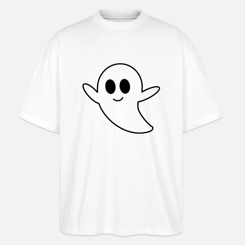 Geist - Stanley/Stella Oversized Unisex Bio T-Shirt Blaster 2.0 - Weiß