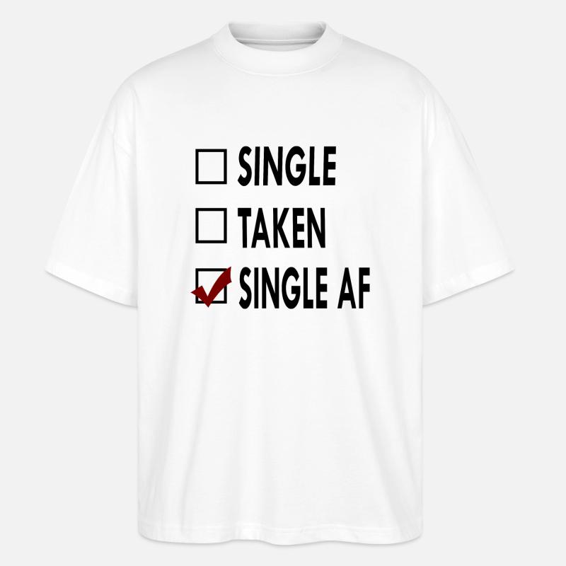 SINGLE noir blancVSINGLE - T-shirt bio Blaster 2.0 coupe oversize Stanley/Stella Unisexe - blanc