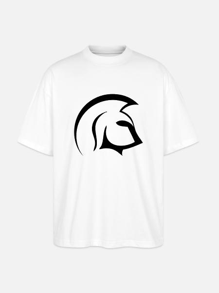 Myrmidon Helmet - Ekologisk Oversized T-shirt Unisex Stanley/Stella Blaster 2.0 - vit