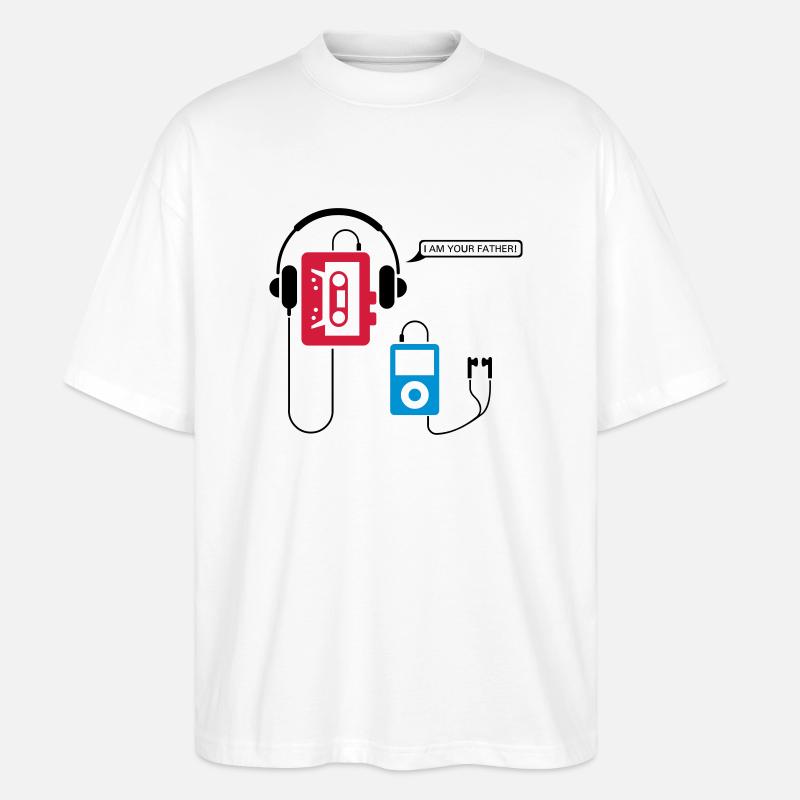 POD 3 - Stanley/Stella Oversized Unisex Bio T-Shirt Blaster 2.0 - Weiß