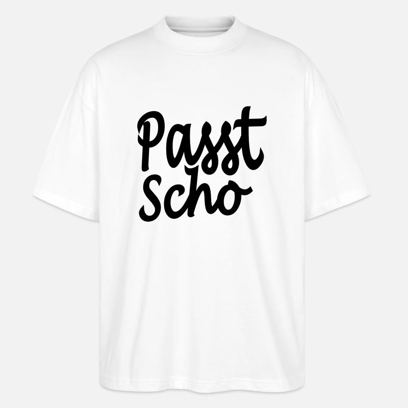 passt scho - Stanley/Stella Oversized Unisex Bio T-Shirt Blaster 2.0 - Weiß