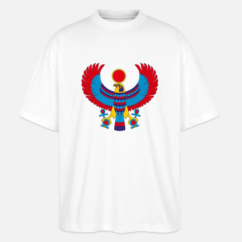 Horus - Stanley/Stella Oversized Unisex Bio T-Shirt Blaster 2.0 - Weiß
