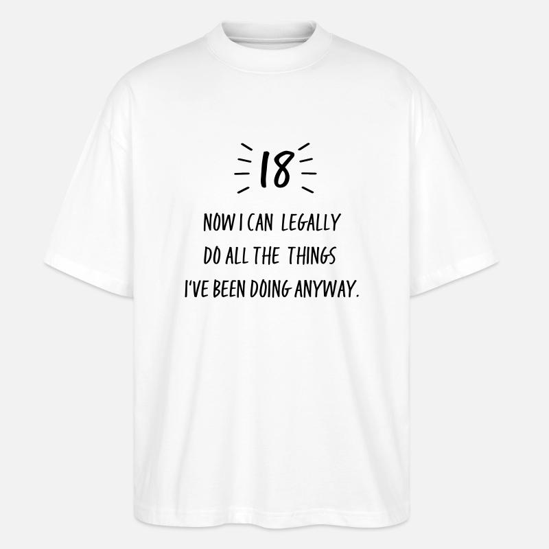 18 - Stanley/Stella Oversized Unisex Bio T-Shirt Blaster 2.0 - Weiß