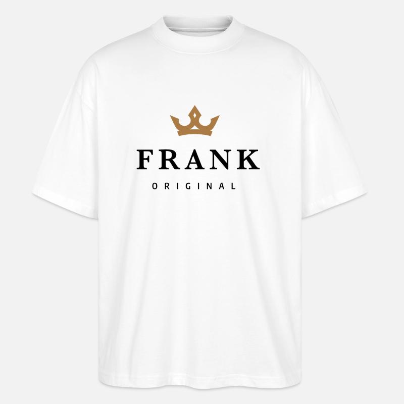 Frank - Stanley/Stella Oversized Unisex Bio T-Shirt Blaster 2.0 - Weiß