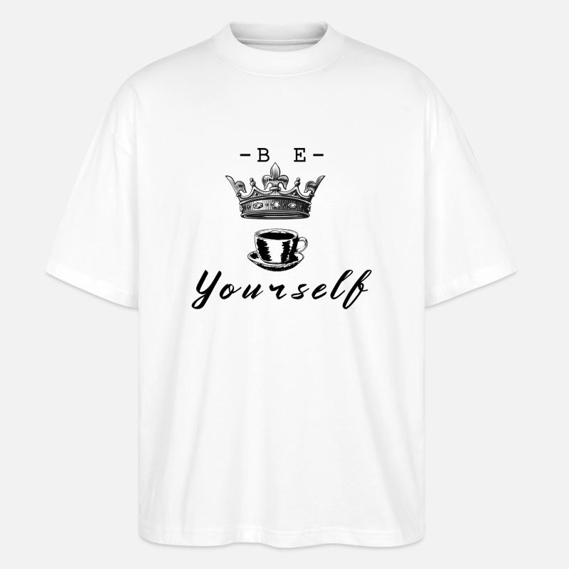 SEI DU SELBST - Stanley/Stella Oversized Unisex Bio T-Shirt Blaster 2.0 - Weiß