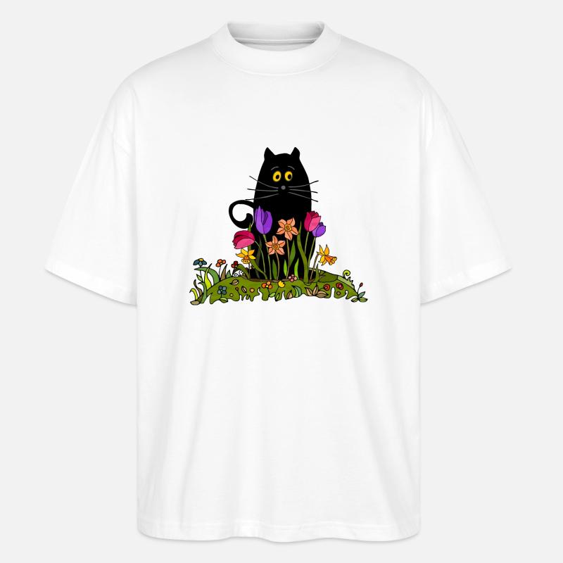 Chat - T-shirt bio Blaster 2.0 coupe oversize Stanley/Stella Unisexe - blanc
