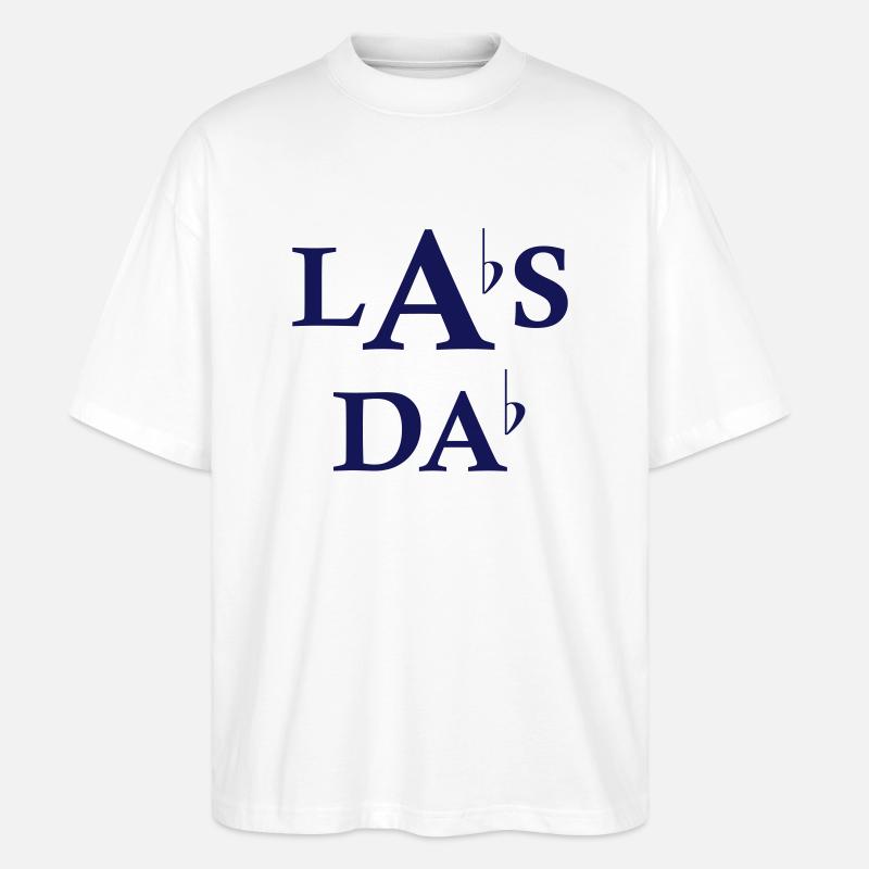 LAsS DAs - Stanley/Stella Oversized Unisex Bio T-Shirt Blaster 2.0 - Weiß