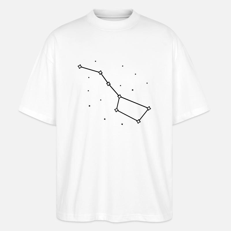 Sternbild grosser wagen - Stanley/Stella Oversized Unisex Bio T-Shirt Blaster 2.0 - Weiß