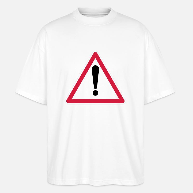 Achtung! - Stanley/Stella Oversized Unisex Bio T-Shirt Blaster 2.0 - Weiß