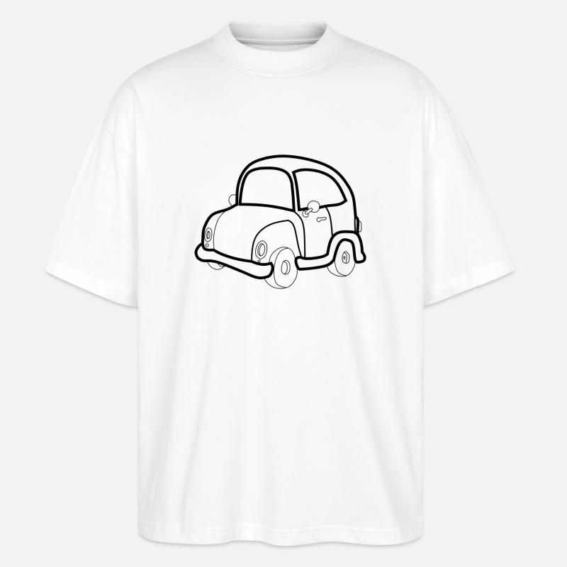 auto - Stanley/Stella Oversized Unisex Bio T-Shirt Blaster 2.0 - Weiß