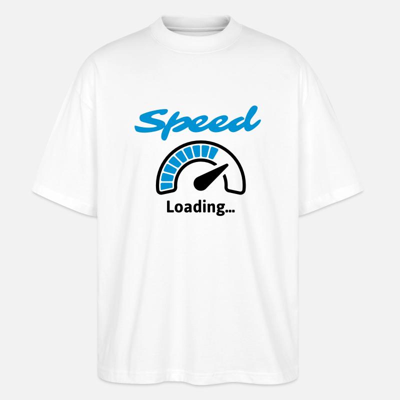 Speed Loading... - Stanley/Stella Oversized Unisex Bio T-Shirt Blaster 2.0 - Weiß