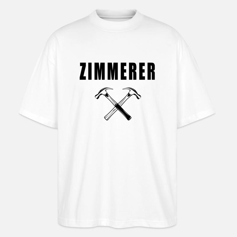 Zimmerer - Stanley/Stella Oversized Unisex Bio T-Shirt Blaster 2.0 - Weiß