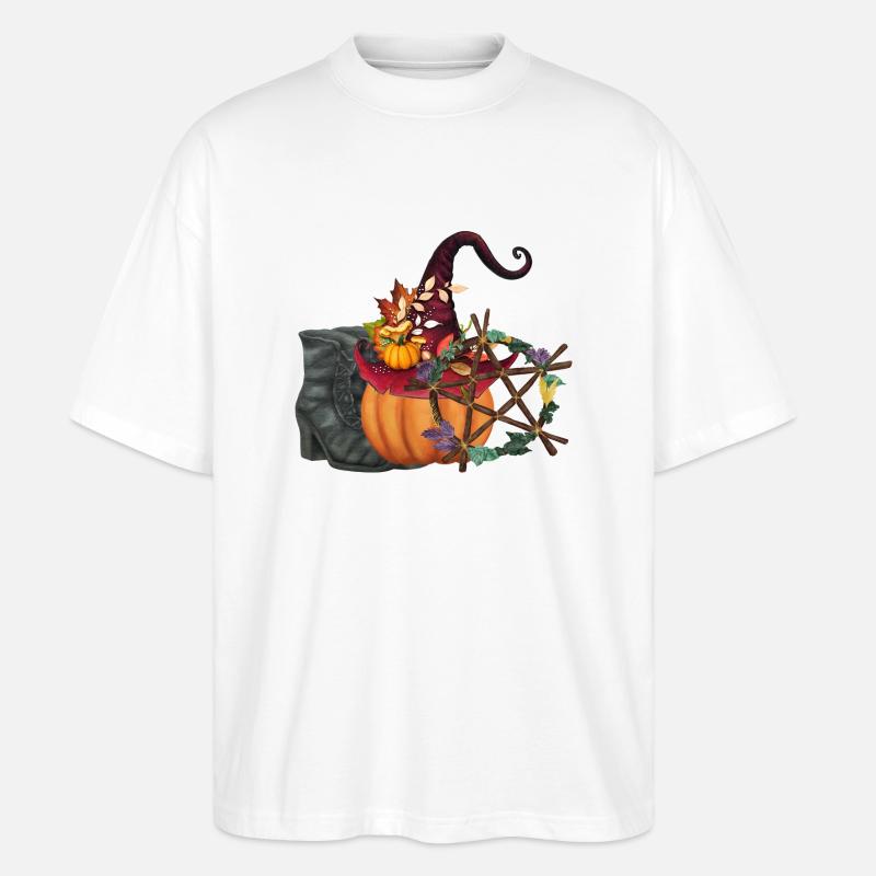 Wicca-Workshop - Stanley/Stella Oversized Unisex Bio T-Shirt Blaster 2.0 - Weiß