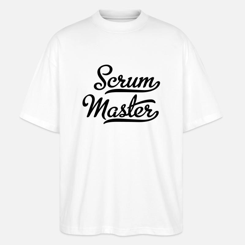 Scrum Master - Stanley/Stella Oversized Unisex Bio T-Shirt Blaster 2.0 - Weiß