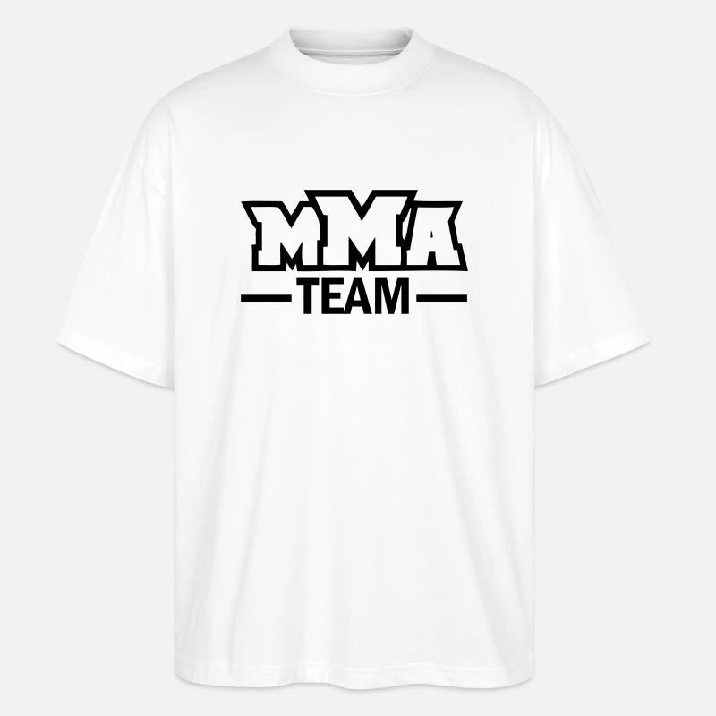mma_team - Stanley/Stella Oversized Unisex Bio T-Shirt Blaster 2.0 - Weiß
