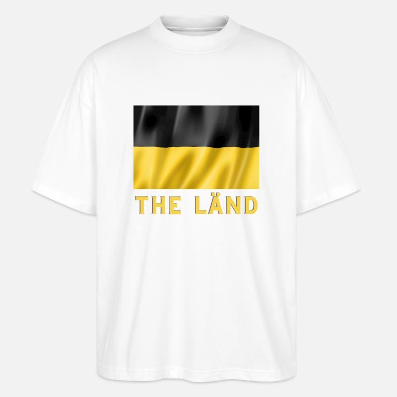 The Länd - Stanley/Stella Oversized Unisex Bio T-Shirt Blaster 2.0 - Weiß