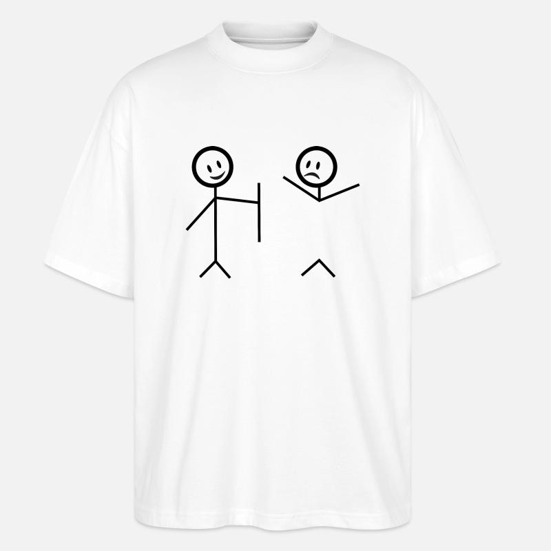 I've got your back - Stanley/Stella Oversized Unisex Organic T-shirt Blaster 2.0 - white