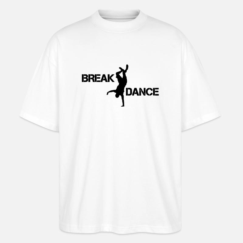 break dance - Stanley/Stella Oversized Unisex Bio T-Shirt Blaster 2.0 - Weiß