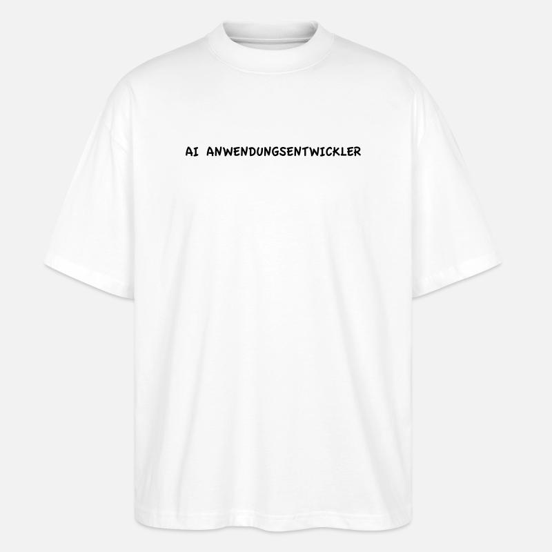 AI Application Developer - Stanley/Stella Oversized Unisex Organic T-shirt Blaster 2.0 - white