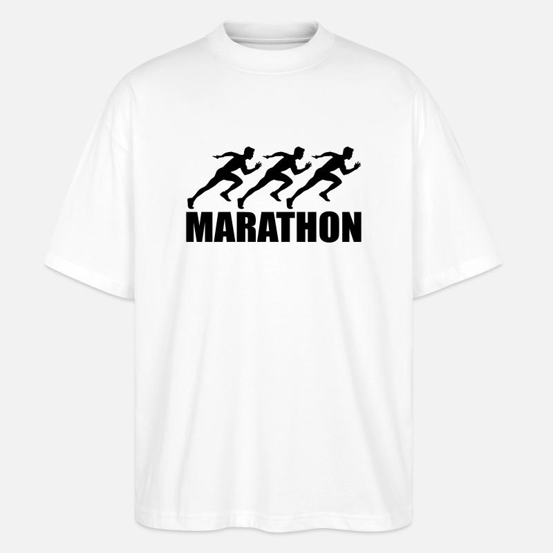 marathon - Stanley/Stella Oversized Unisex Bio T-Shirt Blaster 2.0 - Weiß