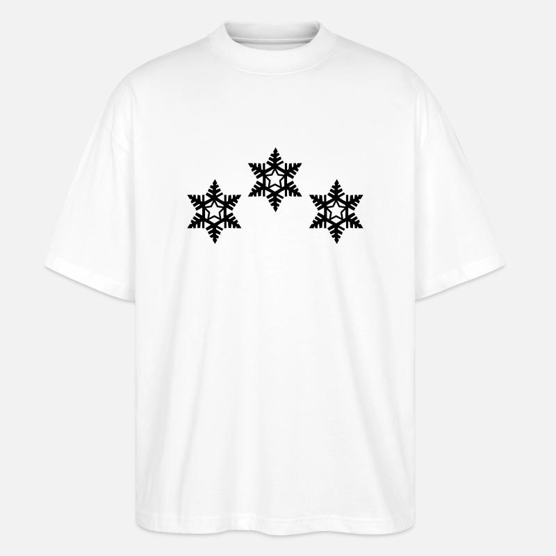sterne - Stanley/Stella Oversized Unisex Bio T-Shirt Blaster 2.0 - Weiß