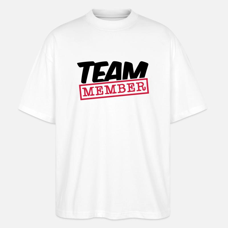 team_member_desn_ts2 - T-shirt bio Blaster 2.0 coupe oversize Stanley/Stella Unisexe - blanc