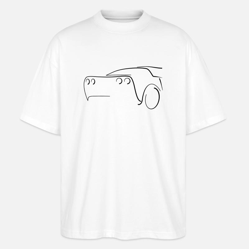 Sport Auto Heck - Tuning - Stanley/Stella Oversized Unisex Bio T-Shirt Blaster 2.0 - Weiß