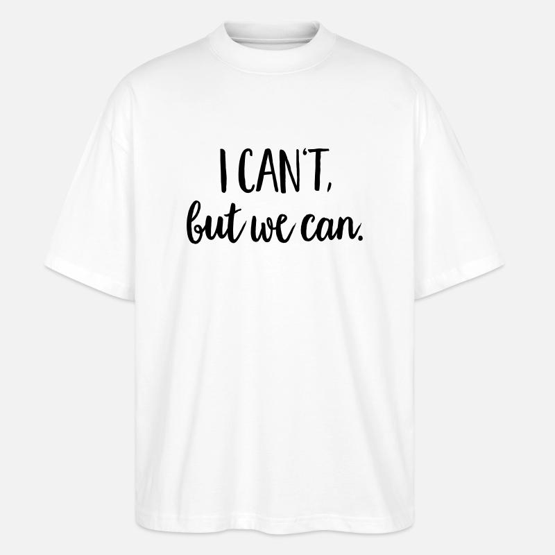 wecan - Stanley/Stella Oversized Unisex Bio T-Shirt Blaster 2.0 - Weiß
