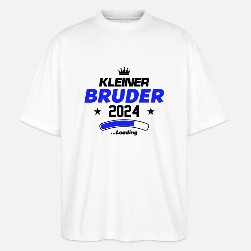 kleiner bruder 2024 loading - Stanley/Stella Oversized Unisex Bio T-Shirt Blaster 2.0 - Weiß