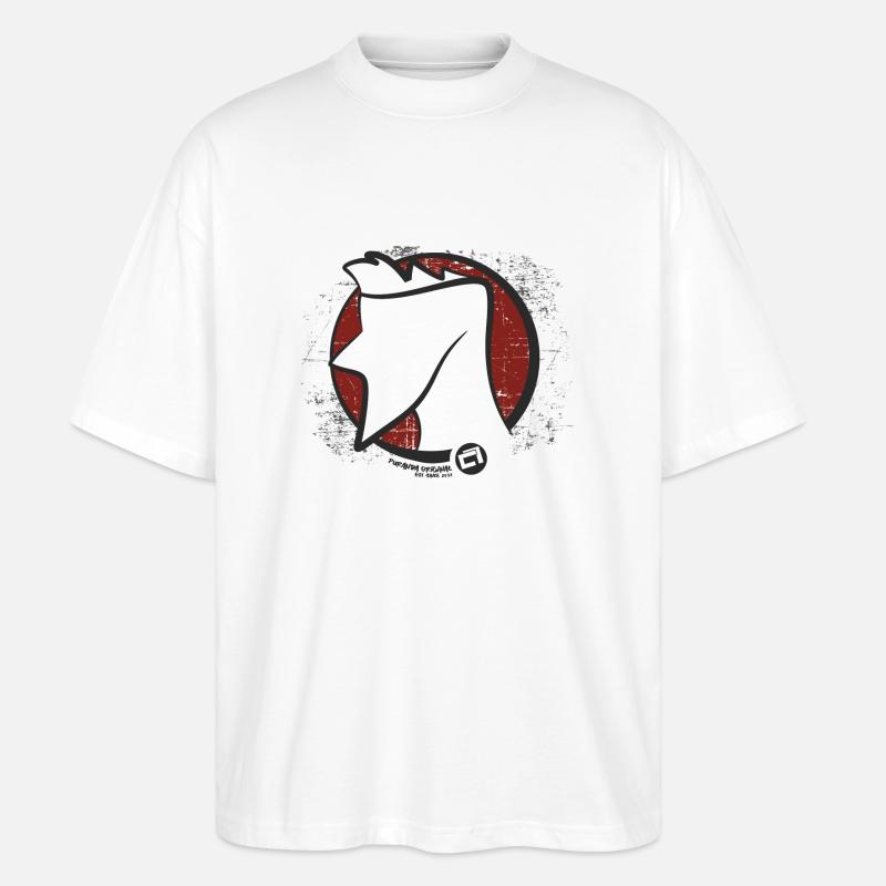 Ercman - Ein Richtiger Champion - Stanley/Stella Oversized Unisex Bio T-Shirt Blaster 2.0 - Weiß