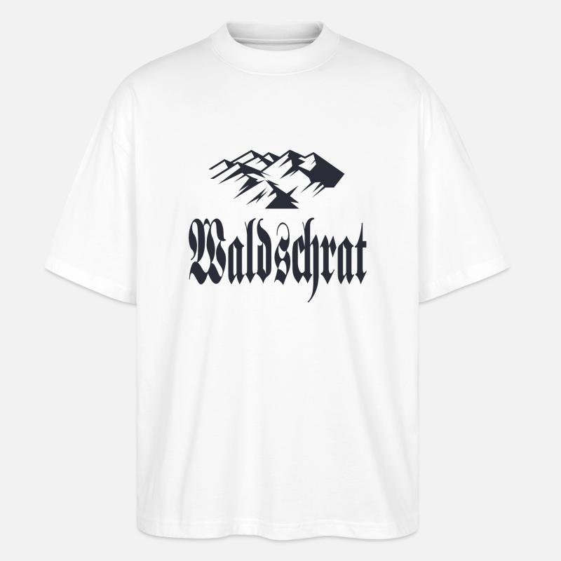 Waldschrat - Stanley/Stella Oversized Unisex Bio T-Shirt Blaster 2.0 - Weiß