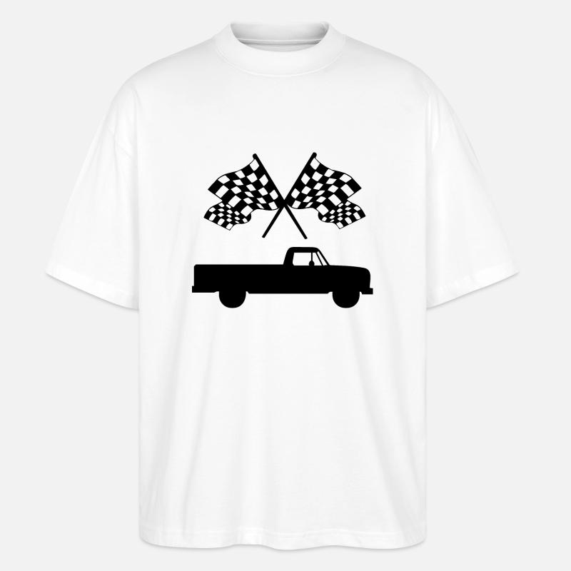 Auto - Stanley/Stella Oversized Unisex Bio T-Shirt Blaster 2.0 - Weiß
