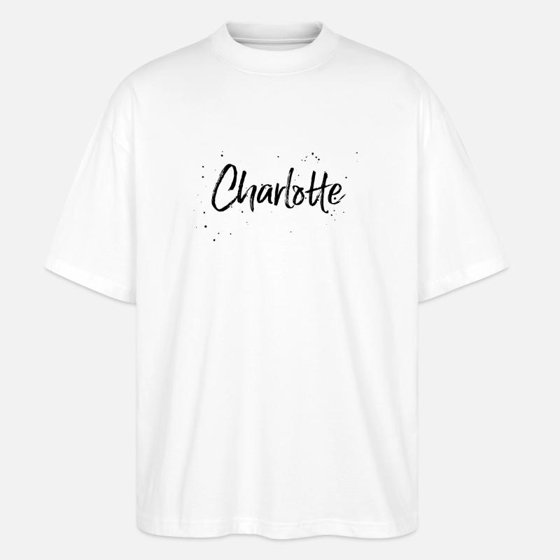 Charlotte - Stanley/Stella Oversized Unisex Bio T-Shirt Blaster 2.0 - Weiß