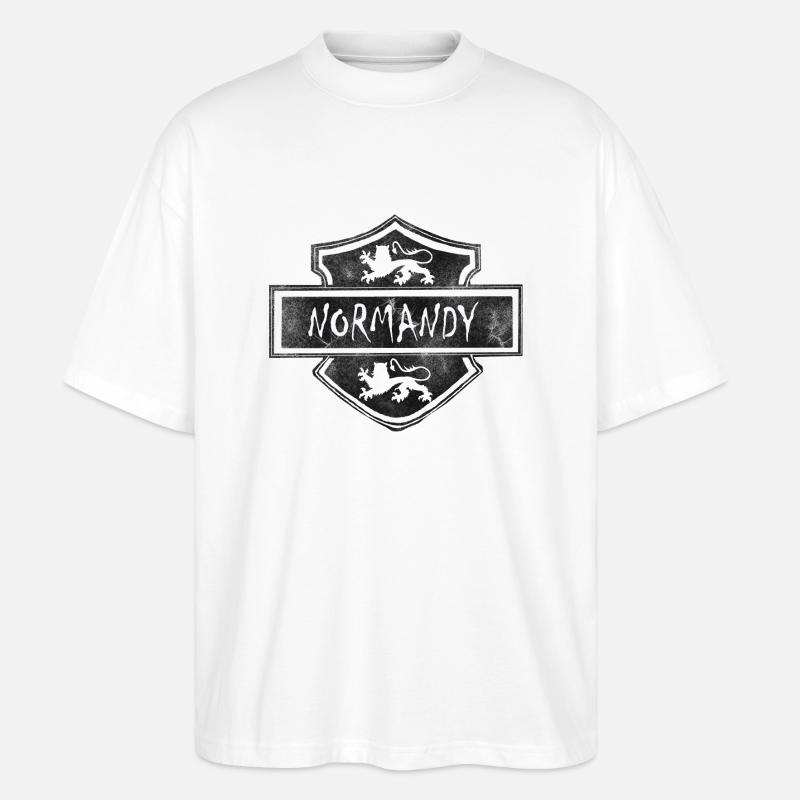HD Normandy - T-shirt bio Blaster 2.0 coupe oversize Stanley/Stella Unisexe - blanc