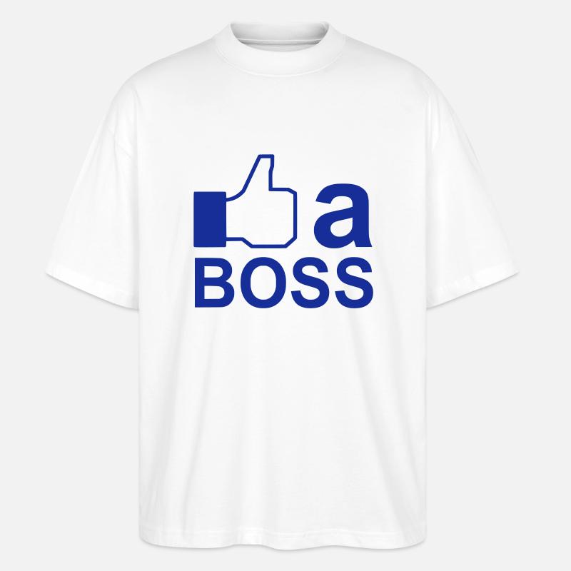 Comme un patron - T-shirt bio Blaster 2.0 coupe oversize Stanley/Stella Unisexe - blanc