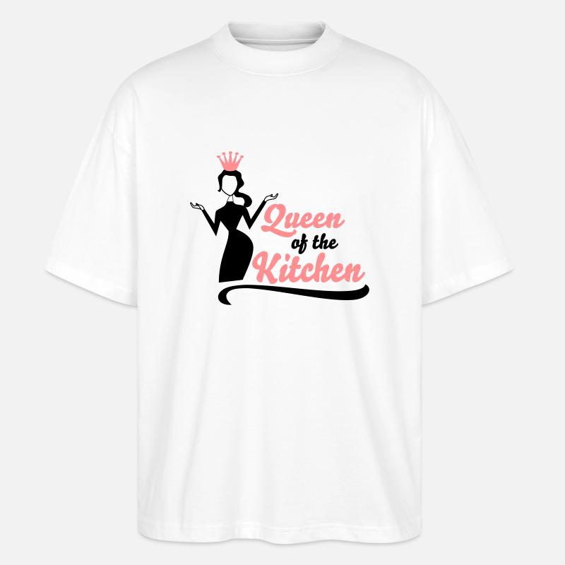 kochen - Stanley/Stella Oversized Unisex Bio T-Shirt Blaster 2.0 - Weiß
