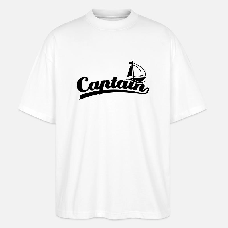 captain_2f1 - Stanley/Stella Oversized Unisex Bio T-Shirt Blaster 2.0 - Weiß