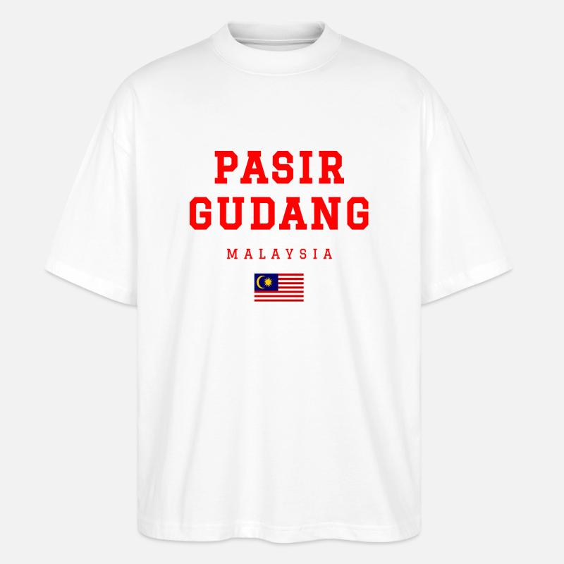 Pasir Gudang Malaysia - Stanley/Stella Oversized Unisex Bio T-Shirt Blaster 2.0 - Weiß
