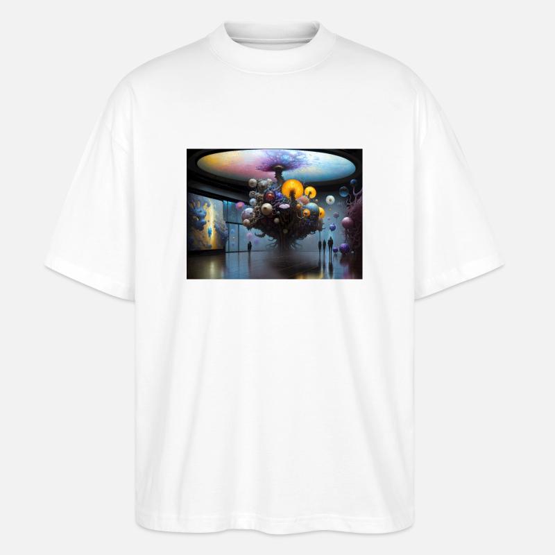 Reise in Actarus #21 - Stanley/Stella Oversized Unisex Bio T-Shirt Blaster 2.0 - Weiß