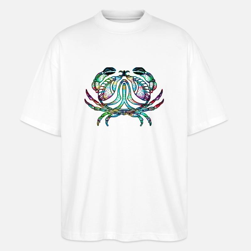 Krebs - Stanley/Stella Oversized Unisex Bio T-Shirt Blaster 2.0 - Weiß