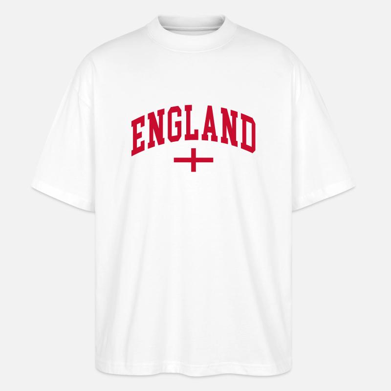 Angleterre - T-shirt bio Blaster 2.0 coupe oversize Stanley/Stella Unisexe - blanc