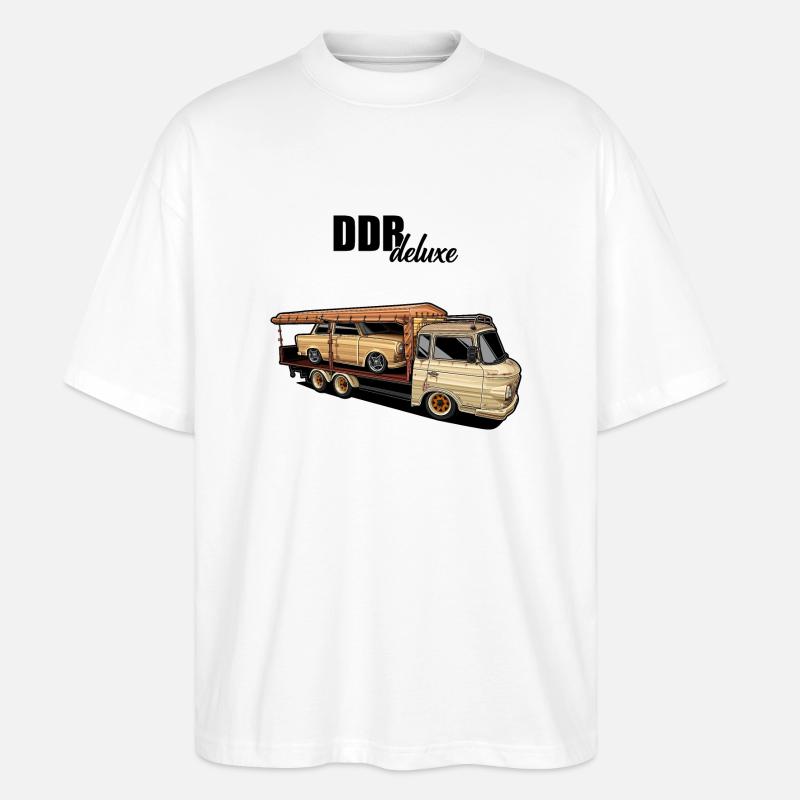 Barkas // Illustration - Stanley/Stella Oversized Unisex Bio T-Shirt Blaster 2.0 - Weiß