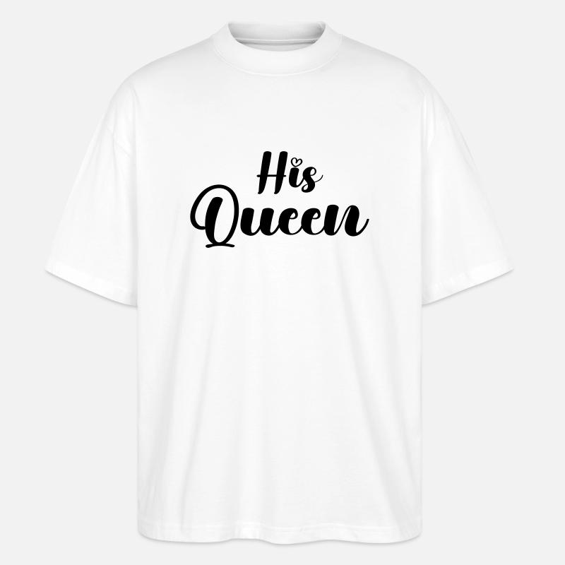 Sa reine - T-shirt bio Blaster 2.0 coupe oversize Stanley/Stella Unisexe - blanc