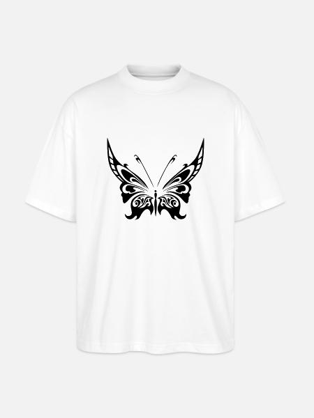 papillon 2 - T-shirt bio Blaster 2.0 coupe oversize Stanley/Stella Unisexe - blanc