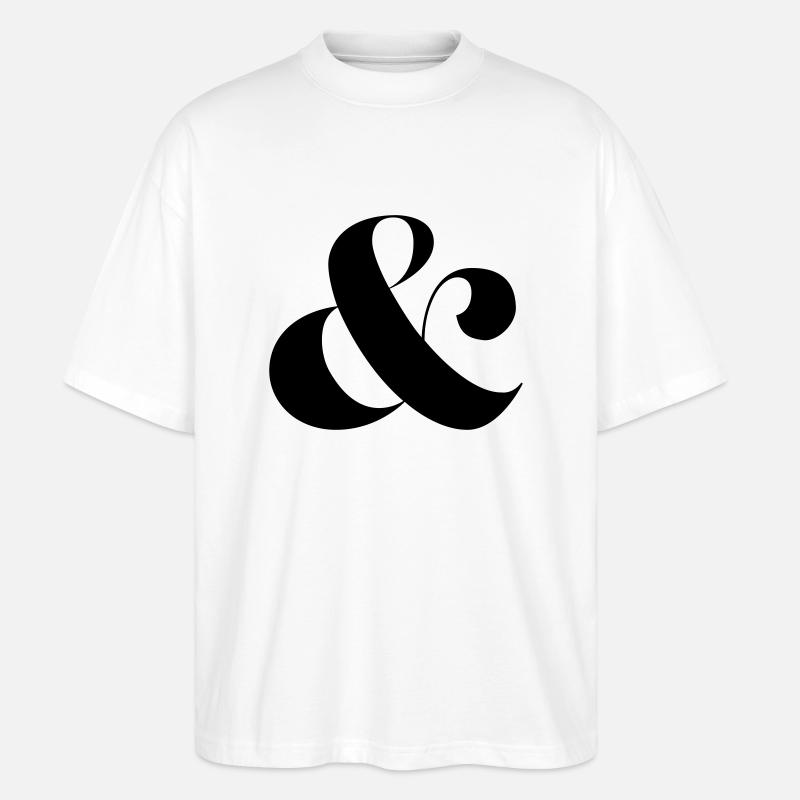 ampersand - Stanley/Stella Oversized Unisex Bio T-Shirt Blaster 2.0 - Weiß