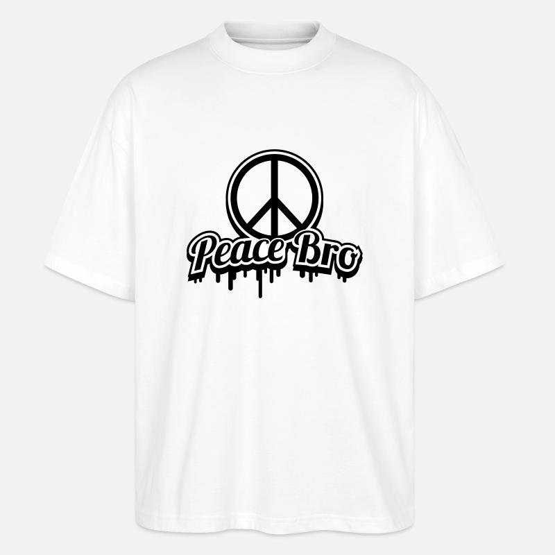 pace_bro_ha1 - T-shirt bio Blaster 2.0 coupe oversize Stanley/Stella Unisexe - blanc