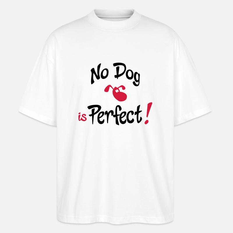 humor hund - Stanley/Stella Oversized Unisex Bio T-Shirt Blaster 2.0 - Weiß