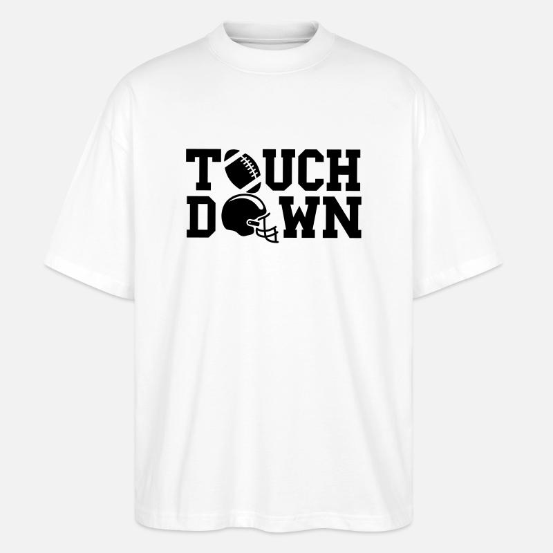 Touchdown - Stanley/Stella Oversized Unisex Bio T-Shirt Blaster 2.0 - Weiß